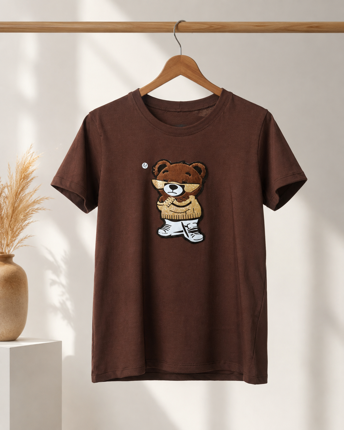 T-Shirt Urso Óculos