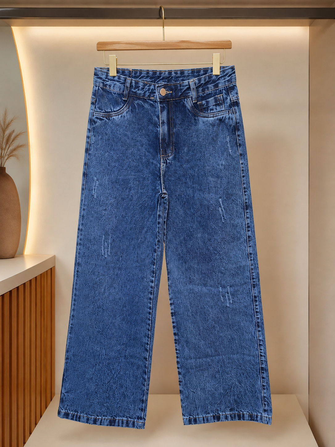 Calça Jeans Wide Leg